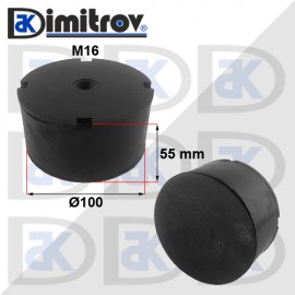 Антивибрационен тампон М16 х Ø 100 х 55 mm
